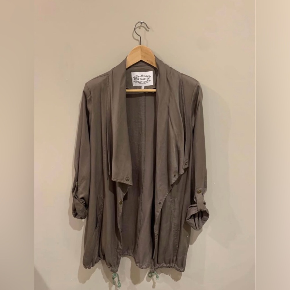 Pink Martini Taupe Outerwear
